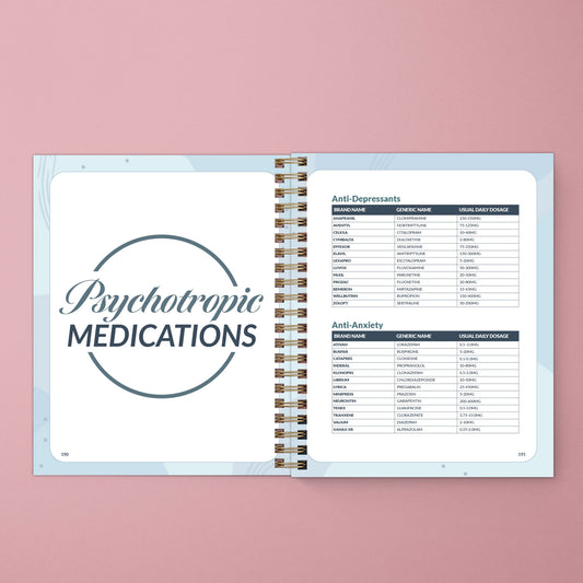 2024 Therapist Planner Navy (SOLD OUT; not available for restock)