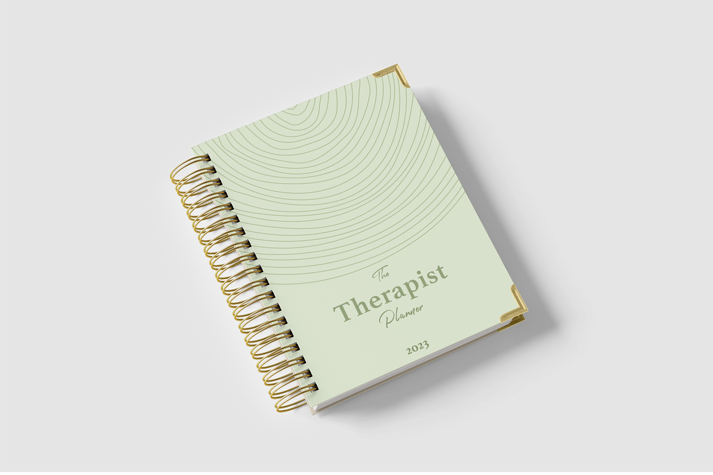2023 Therapist Planner - Serenity Green (low inventory)