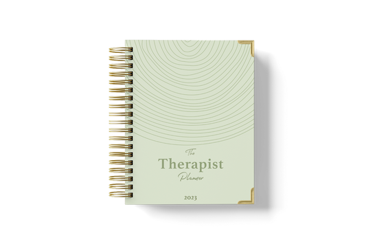 2023 Therapist Planner - Serenity Green (low inventory)