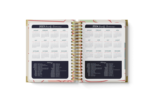 2023 Therapist Planner - White/Pink (This is a 2023, not 2024 planner)
